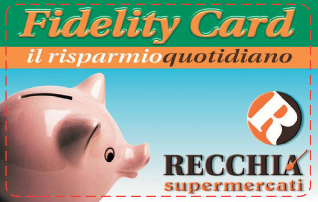 Fidelity card raccolta punti Supermercato Recchia